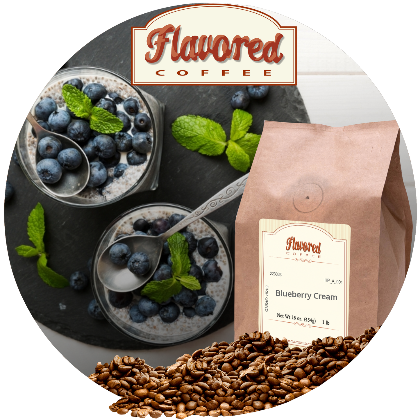 Blueberry Cream Coffee