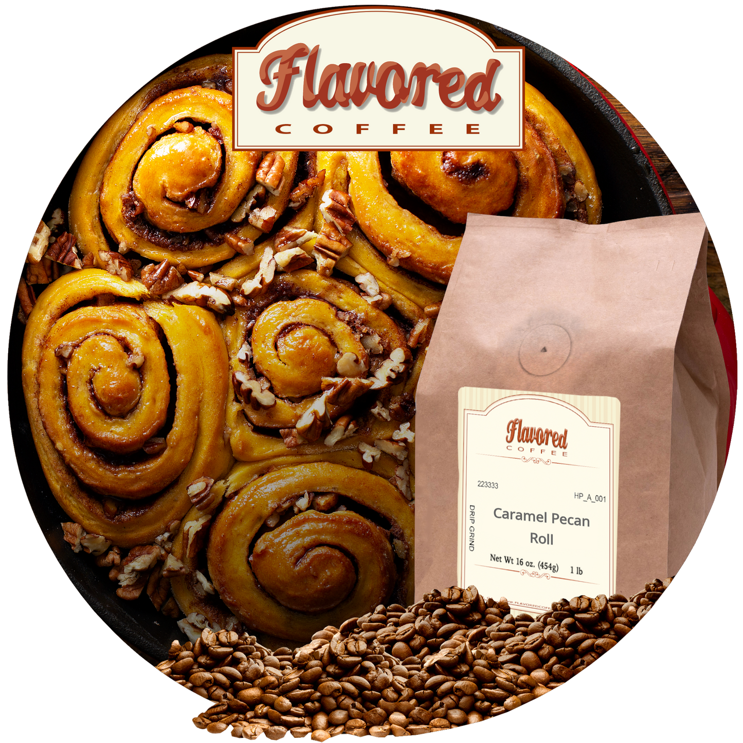 Caramel Pecan Roll Coffee