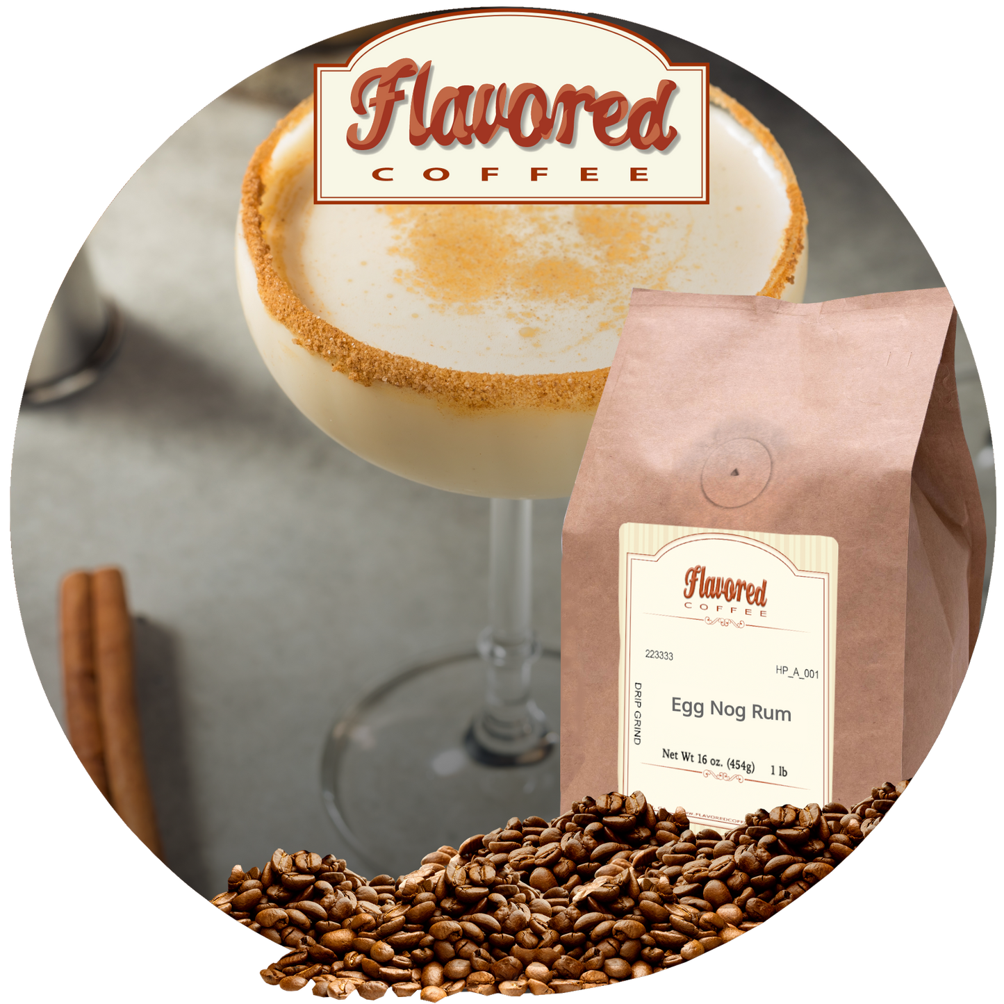 Egg Nog Rum Coffee