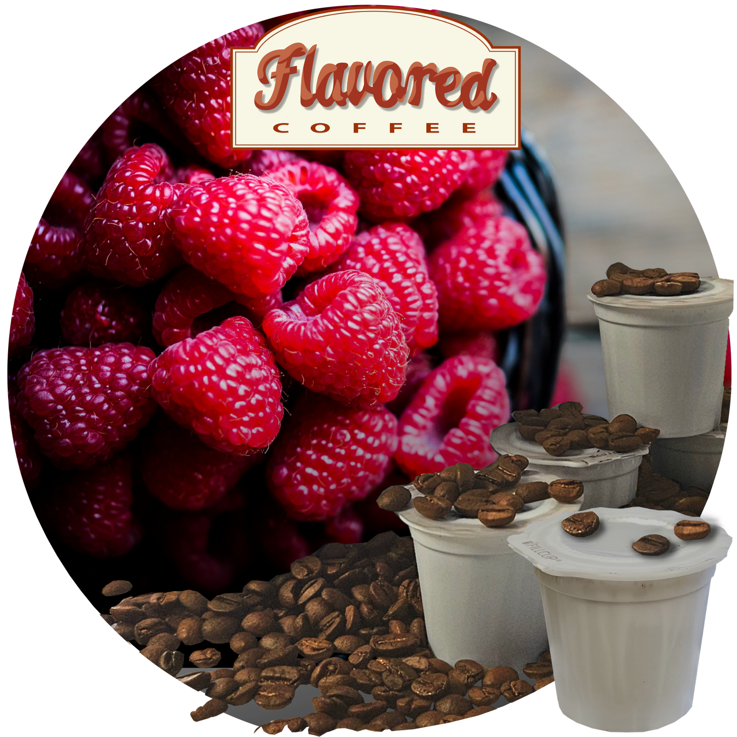 Raspberry Cream Single Serve Coffee Pods